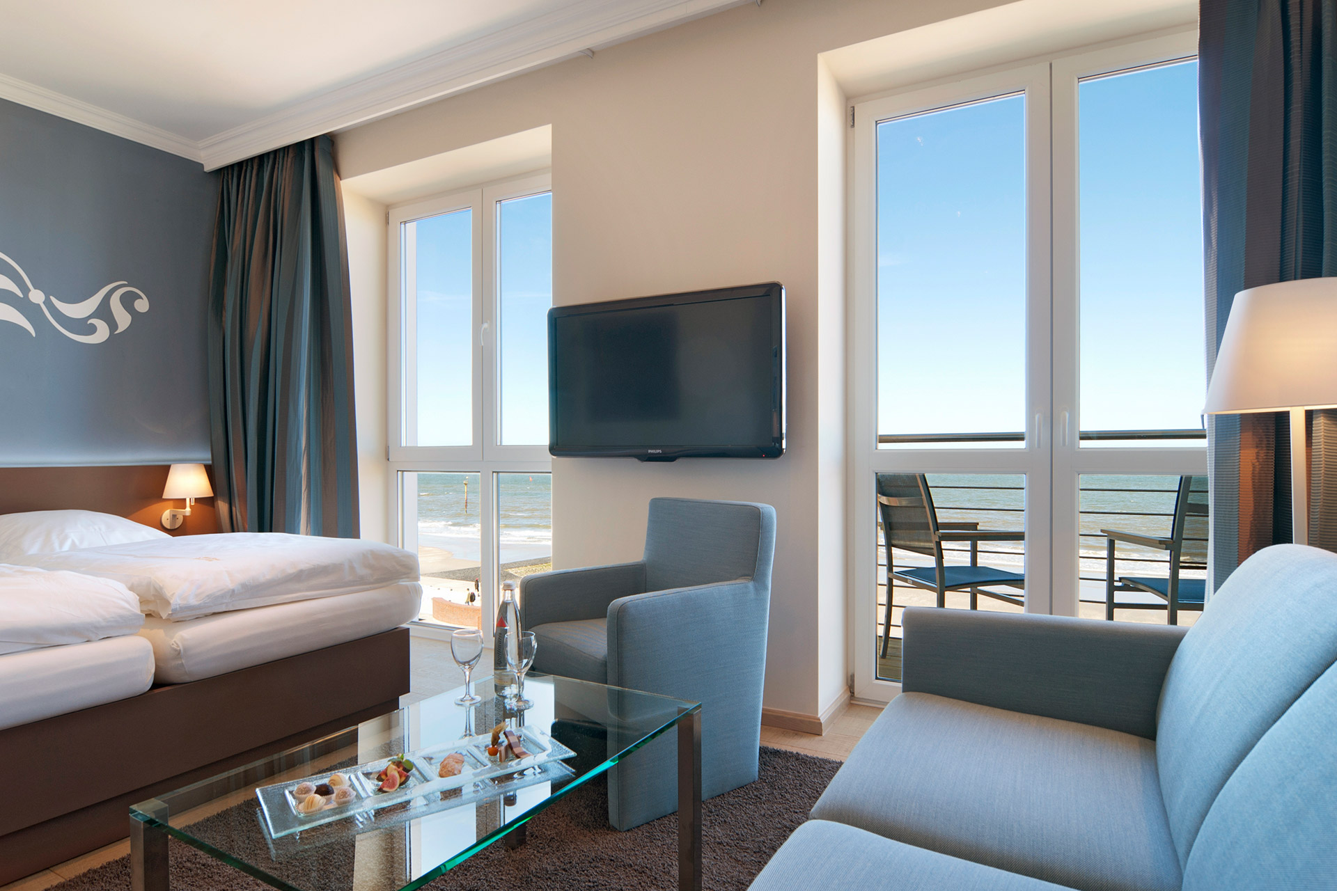 Hotel Georgshoehe Norderney Hotelzimmer Meerblick