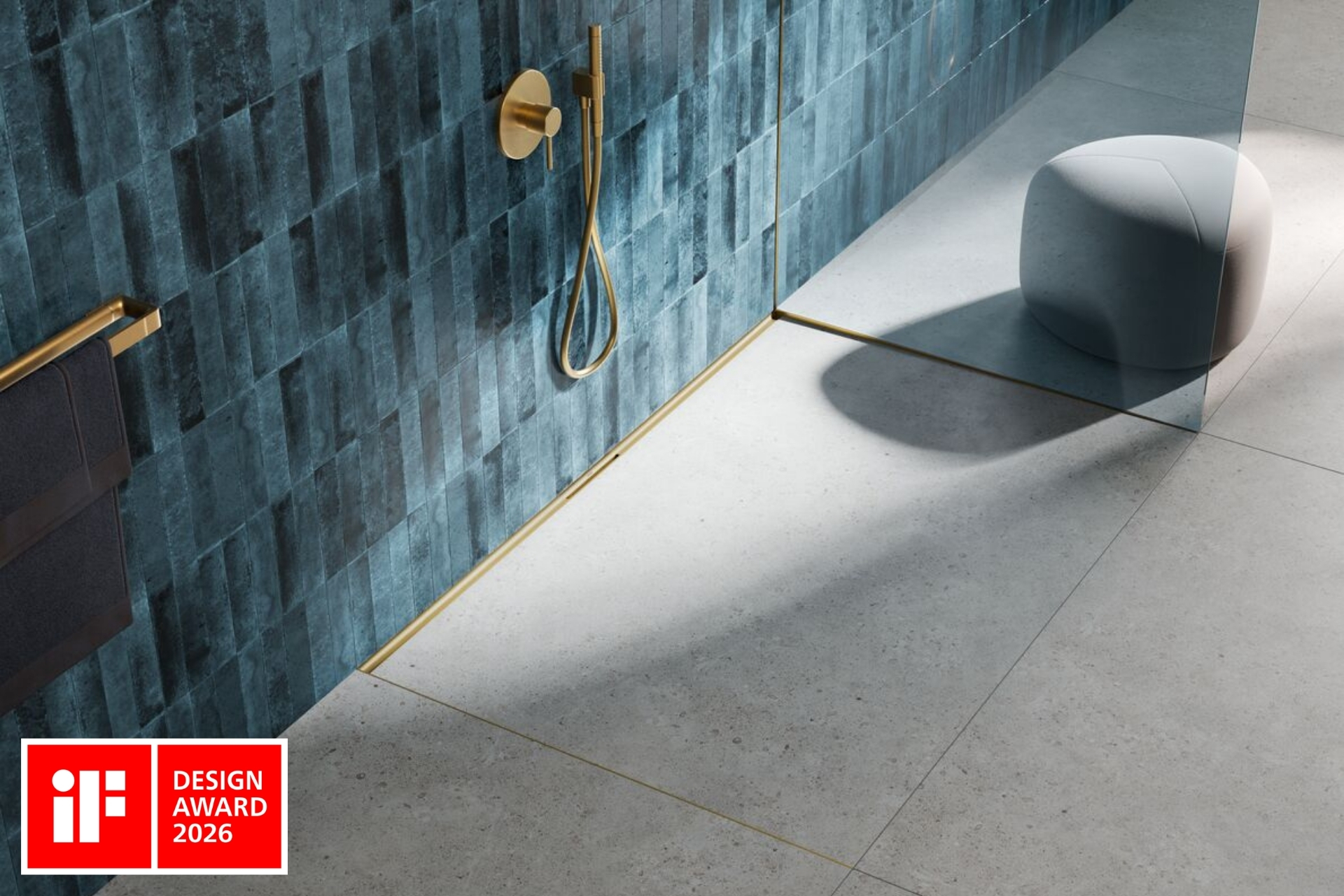 IF Award Winner 2026 Badezimmer Tece Drainway