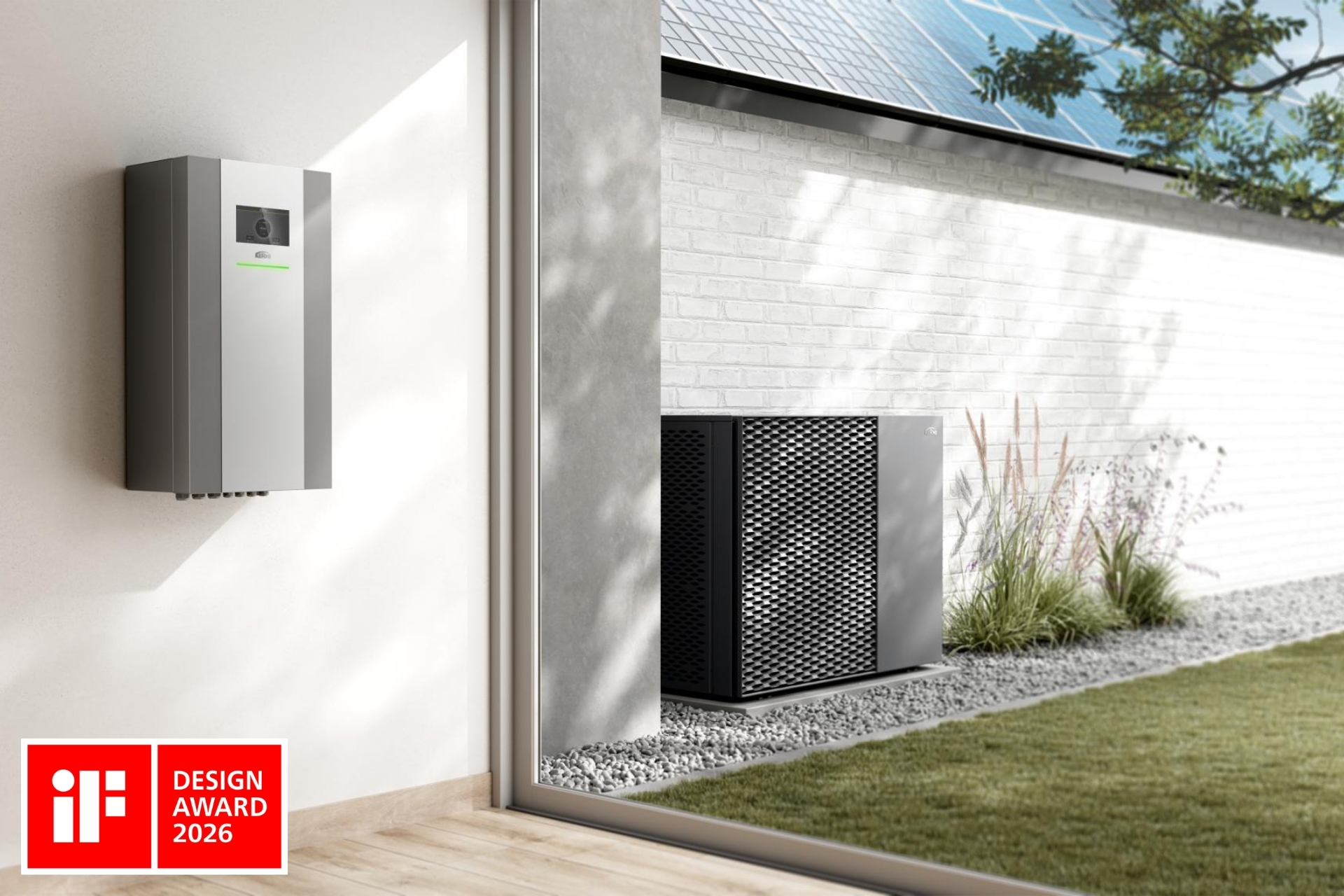 IF Award Winner 2026 Kermi Waermepumpe